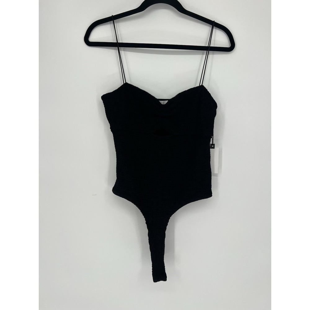 ASTR The Label Black Bodysuit Size L